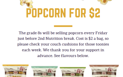 Grade 8 Grad Trip Popcorn Sales