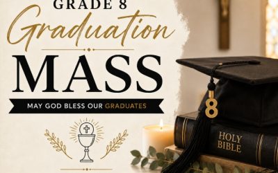 June 17th Grade 8 Graduation Mass – St. Pius Church @ 10 am